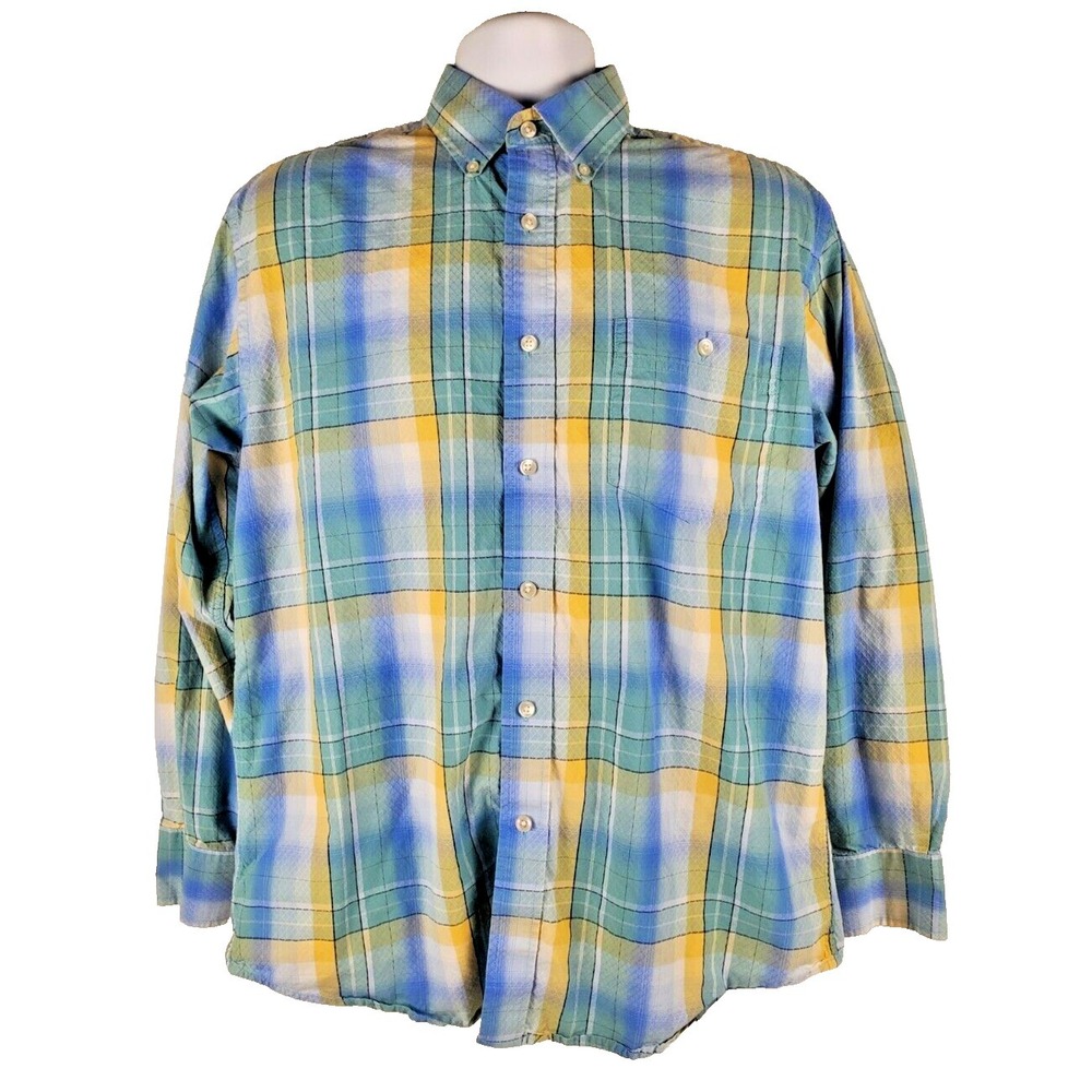 Wrangler Men's Medium Long Sleeve Buttond Down Shirt